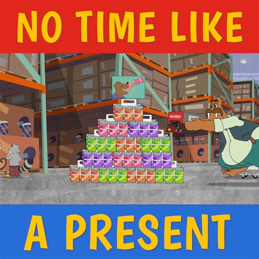 Woody and Wally fight over the last game console in the store! | Woody Woodpecker