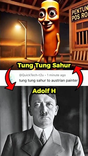 Connecting Tung Tung Sahur to Adolf H
