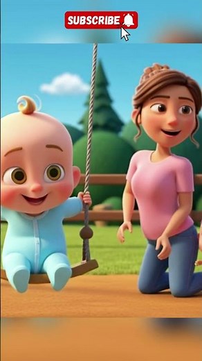 Baby’s First Swing 🎠👶 | Sweet Playground Fun | Kids Nursery Rhyme & Poem