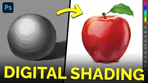 How to Draw a Realistic Apple – Digital Shading Made Easy!