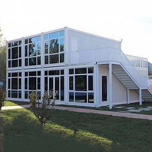 [Hot Item] 20FT Luxury Two Story Prefabricated Modern Standard Villa Flat Packed Container House