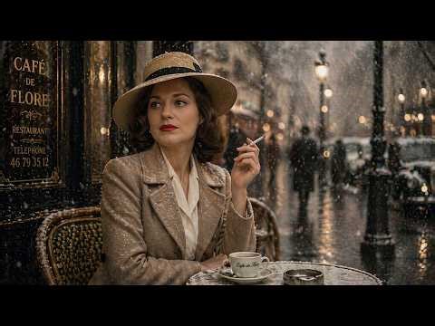 🎶 Romantic French Classics – Chanson Française & Cozy Paris Café
