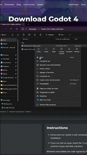 How to Download Godot in 1 Minute (Quick and Easy) #godotengine #download #free #opensource #dev