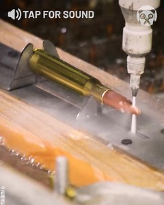 40K views · 104 reactions | Cutting a bullet using waterjet | Creative Panda | Facebook