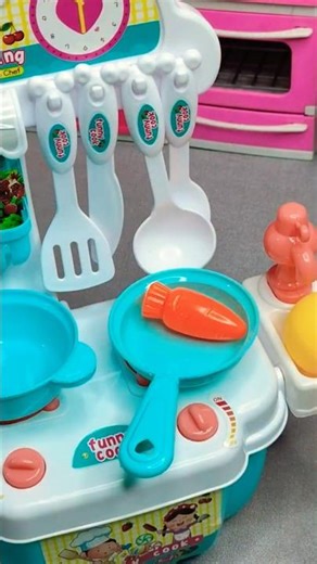 Cute Mini Kitchen Set Unboxing & Review | Satisfying ASMR Toy Video