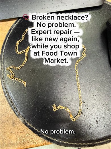 🔧 Necklace & jewelry repair near you Chains • Clasps • Soldering Professional repair inside Food Town Market — ready while you shop. You want the Best watch battery change / replacement needed? Don’t look any further. You are in the right place. Jacob Cho Replace Battery Once, Change Replacement Right ☎️ 281-842-2380 For English / Korean KCJewelryGift.yolasite.com #watchbatterychange #watchbatteryreplacement #watchrepair #jewelryrepair