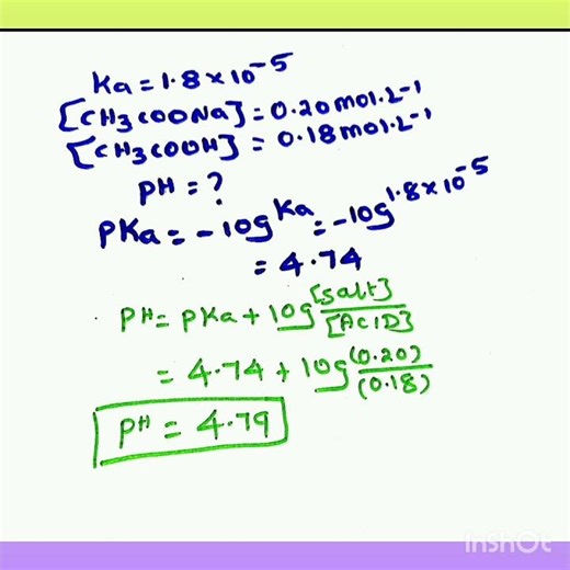 #12 CHEMISTRY pH finding using henderson equation