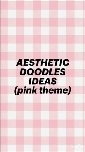 aesthetic doodles ideas {pink theme} #aesthetics #drawing #cute