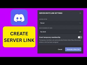 Create Discord Invite Link | Share Your Server with Friends!