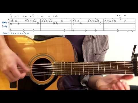 John Butler "Ocean" Fast Picking Section Lesson Tutorial