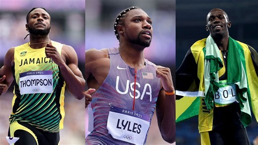 Noah Lyles Not in the World's Top 10 Fastest Men: Updated 100m all time list as Kishane Thompson elevates to likes of Usain Bolt and Tyson Gay