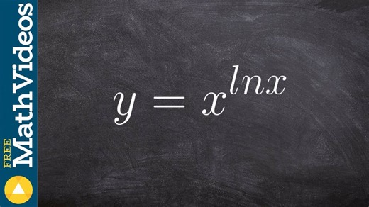 Learn how to take the derivative using implicit differentiation by taking the ln of both