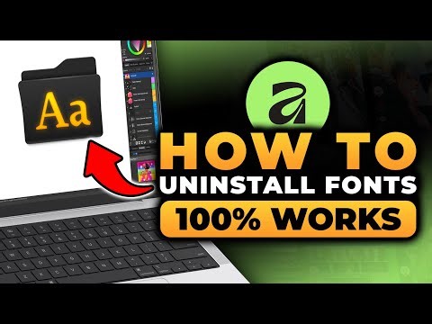 How To Uninstall Fonts From Affinity Designer (100% WORKS) | FAST & EASY | NO Yapping, To The Point!