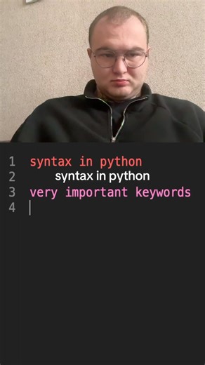 Syntax in Python bimbimbambam💔