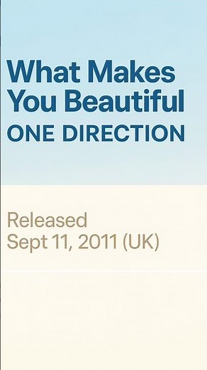 One Direction - What Makes You Beautiful
