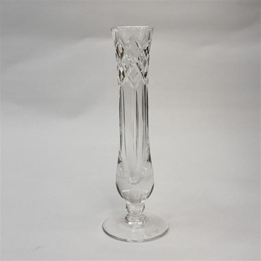 Royal Brierley Crystal Bud Vase Signed Cut Glass Vintage 17.5cm UK 1980s - Etsy