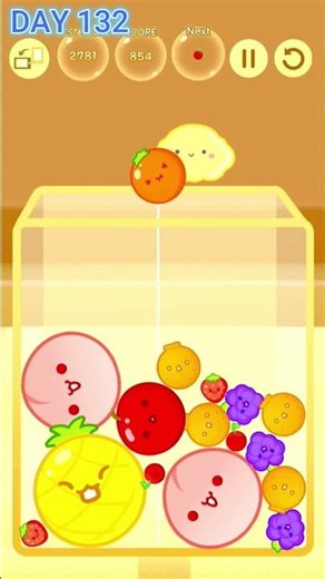 DAY 132 | Playing Suika Melon Game Every Day 'Til I Get Double Watermelons | I ❤ your melons 🍉🍉