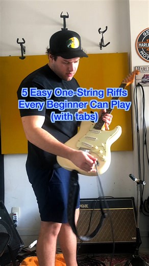 Gus Rock on Instagram: "5 Easy One-String Riffs Every Beginner Can Play - Stop guessing on the fretboard. Learn how to create your own riffs and solos. Grab the full roadmap on my profile! #guitartabs #guitarcover #guitartutorial #guitarriff"