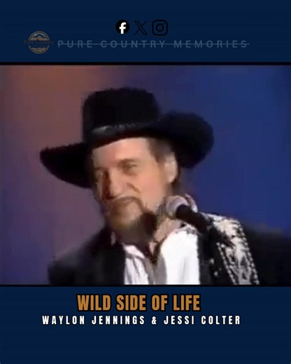 When Jessi Colter and Waylon Jennings sing The Wild Side of Life, it’s outlaw love, timeless harmony, and pure country soul riding together on the wild side forever. #countrymusic #countrysongs #countrymusicfans #countryliving #countrylife #CountryHits | Pure Country Memories