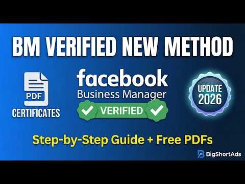 Facebook Business Manager Verification 2026 | Safe Scaling Strategy That Actually Works