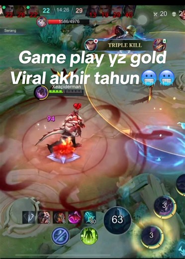 Ambil positifnya😁ga ada kon🤬🤬🤬🤬🤬🤬🤬🤬 #xeapidermanmlbb #yuzhongtiktok #mlbb #fyp #darksistemmoonton slet ni tim