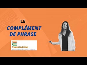 Le complément de phrase