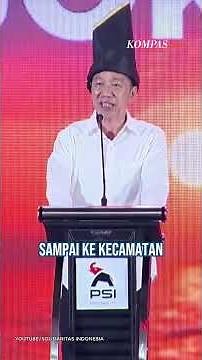 Jokowi Siap Datang Jika Diperlukan PSI: Saya Masih Sanggup