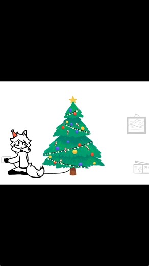 Little Christmas animation I found on my old computer #furry #fox #animation #chrismas