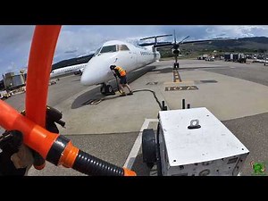 Ramp Agent POV: Arrival and securing of an aircraft #aviation #airport #ramplife #safetyfirst