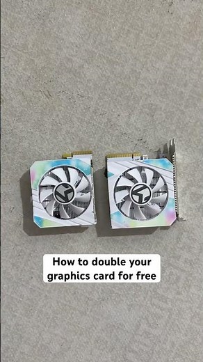 SLI with a single graphics card