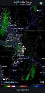 1.4K views · 51 reactions | Precipitation showing up on radar and headed inland... | Whatcom County Weather | Facebook