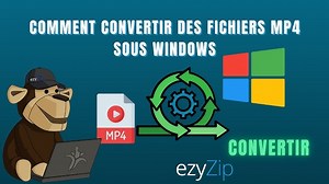 🎬 Comment Convertir Des Fichiers Mp4 Sous Windows | Tutoriel Ezyzip Media Converter