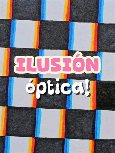 ILUSIÓN ÓPTICA DESENFOCADA! 🤯😵‍💫🪄 Hoy les traigo el paso a paso para hacerla, es súper simple 🥰 #ilusionoptica #manualidades #opticalillusion #tutorial #dibujo