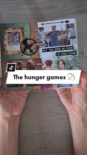 Exploring The Hunger Games Through ASMR Movie Journal Scrapbook