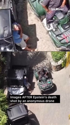 🚨WATCH: 🇺🇸Drone footage sparks speculation about Epstein after death. A still image and short clips shared widely online appear to show a figure resembling Jeffrey Epstein on Little St. James Island more than a week after his reported death in 2019. The material, allegedly recorded by an anonymous drone operator, has been circulated on social platforms and conspiracy forums as “evidence” that Epstein might still be alive. These posts have gained significant attention in online communities, wi