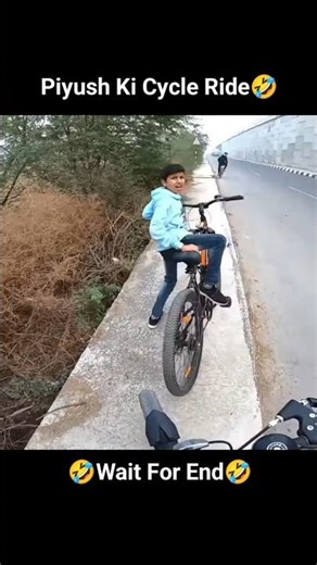 Piyush Ki Cycle Ride 🤣 Sourav Joshi Vlogs #shorts #youtubeshorts