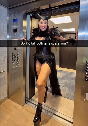 Maleficent Cosplay: 7 Foot Tall Goth Girl? Yes or No?