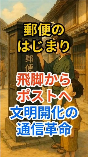 【郵便のはじまり】飛脚からポストへ──文明開化の通信革命