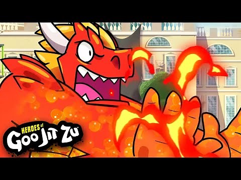 BLAZAGON'S Battles 🔥 | Heroes of Goo Jit Zu | Cartoons for Kids | Moose Mania