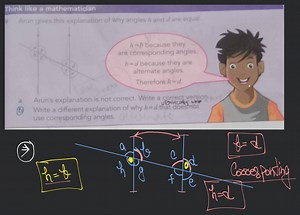 Think like a mathematicianAruin gives this explanation of why ... | Filo