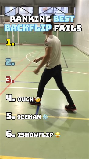 Ranking best backflip fails