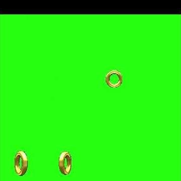 sonic ring green screen