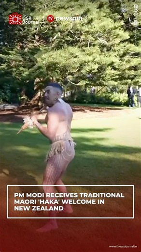 PM MODI RECEIVES TRADITIONAL MAORI 'HAKA' WELCOME IN NEW ZEALAND
