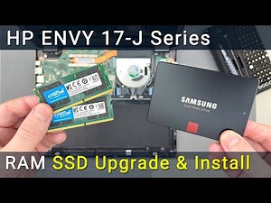 HP Envy 17-j SSD & RAM Upgrade | Step-by-Step Installation Guide