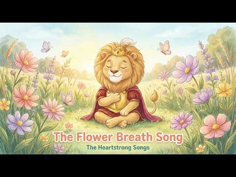 The Flower Breath Song 🌸 | The Heartstrong Songs | Kiddiwinkles