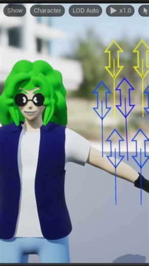 testing morph targets #gaming #3dgamedevelopment