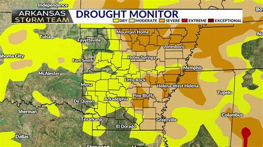 Latest Drought Monitor as of October 2, 2025