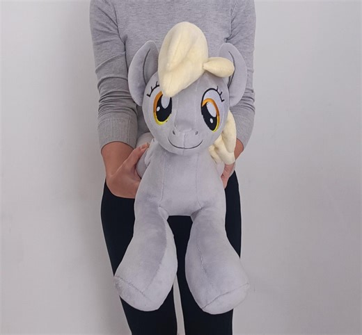 Derpy Hooves Plush 24 Inches | My Little Pony Inspired Pegasus | Large Handmade Pony Plush Toy | Soft Custom MLP Fan Gift. - Etsy