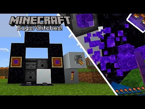 AFK Nether Portal Block Farm 100% in Survival! Minecraft (Tutorial) MCPE Xbox,Windows,Switch,PS