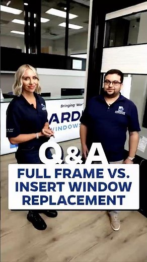 ARDMOR Compares: Insert vs Full Frame Window Replacement